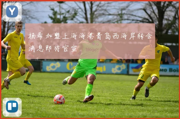 杨希加盟上海海港青岛西海岸转会消息即将官宣